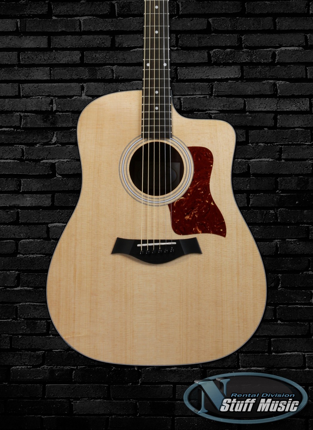 Taylor 110 CE Solid Top Acoustic Guitar Rental Nstuffmusic